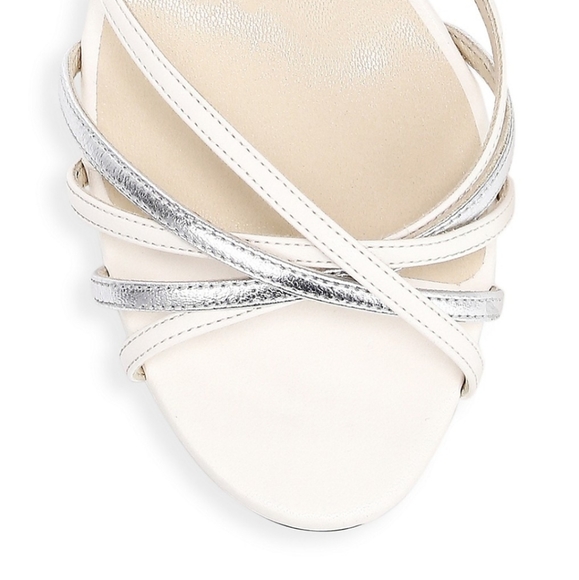 NWT $895 Jimmy Choo Lilah Metallic Leather Sandals - Picture 5 of 13